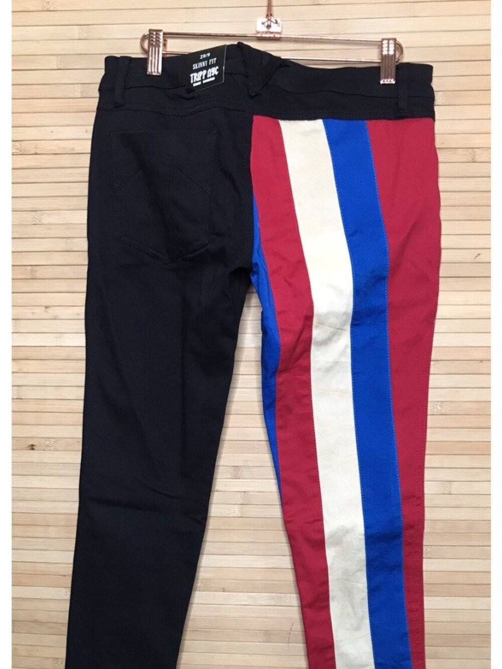 NWT New Tripp NYC Skinny Jeans Size 29 Flag Leg Low Rise Pants - Picture 5 of 7